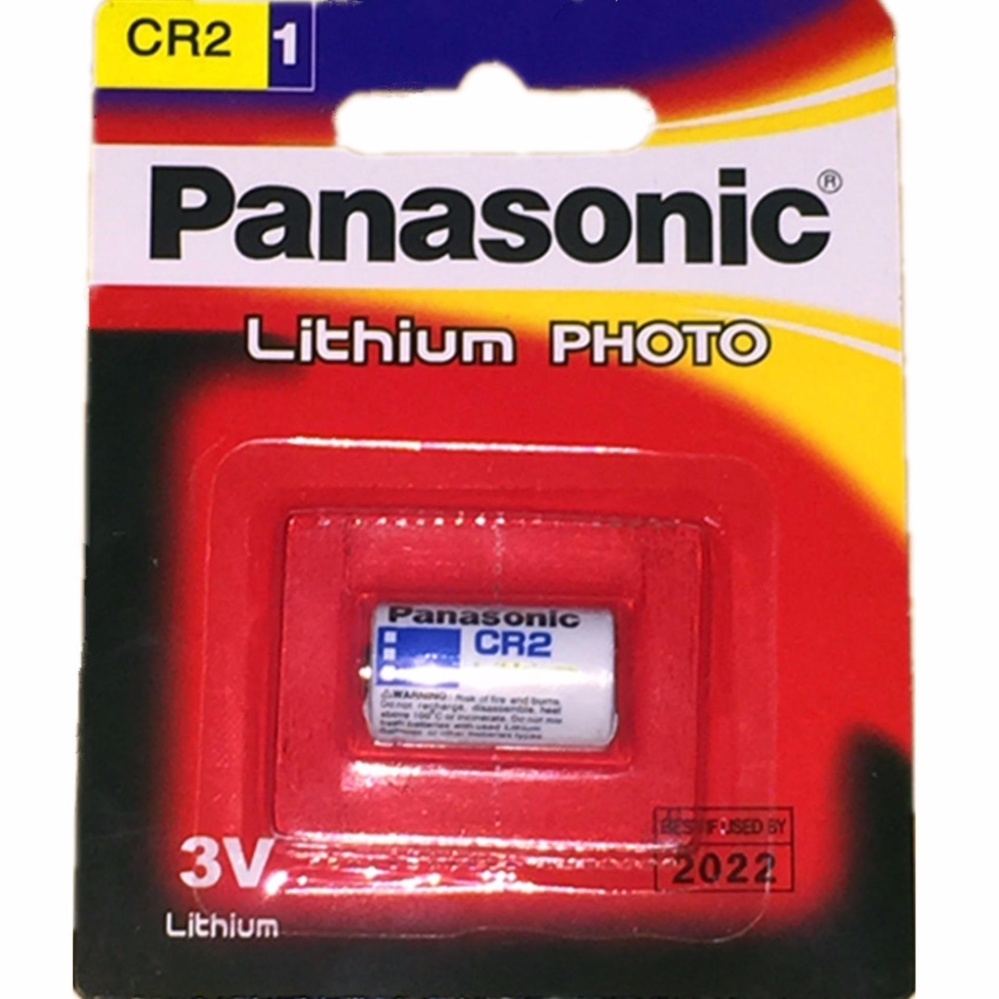 Panasonic ถ่านกล้องถ่ายรูป CR2 Lithium 3V - สีขาว (1 ก้อน)