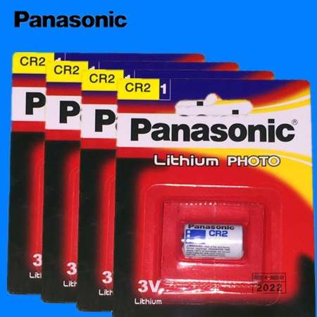 Panasonic ถ่านกล้องถ่ายรูป CR2 Lithium 3V - สีขาว (4 ก้อน)  