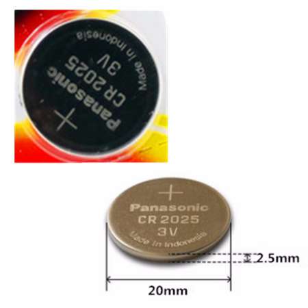 Panasonic ถ่านกระดุม lithium CR2025 (1 แพ็ค 5 ก้อน) 