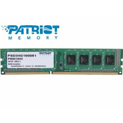 Patriot 4GB DDR3 1600MHz 1.5V Desktop DIMM