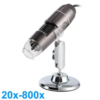 กล้องจุลทรรศน์ กล้องดิจิตอล ขนาด 20X-800X พร้อมขาตั้ง pantip