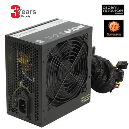 POWER SUPPLY THERMALTAKE 650W TR2 S (80+ WHITE)-3 YEARS(By Thermaltake ,ARC ServiceCenter)