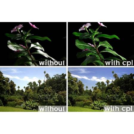 Princess Green L 58mm CPL circular polarizer filter - Black