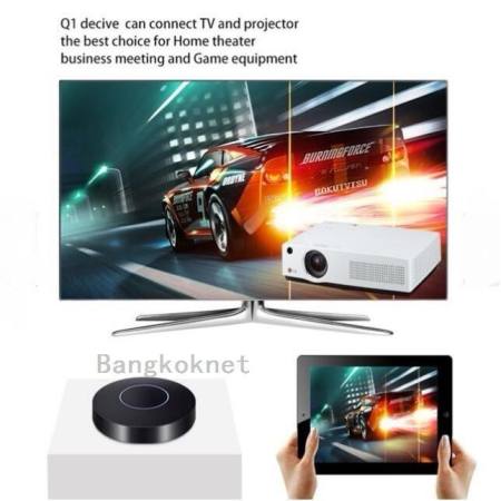 🥇พร้อมส่งพรี⚡️🚚HD+AV output Q1 Mirroring wifi receiver dongle Android TV streaming stick HDMI+USB+AV miracast DLNA VS