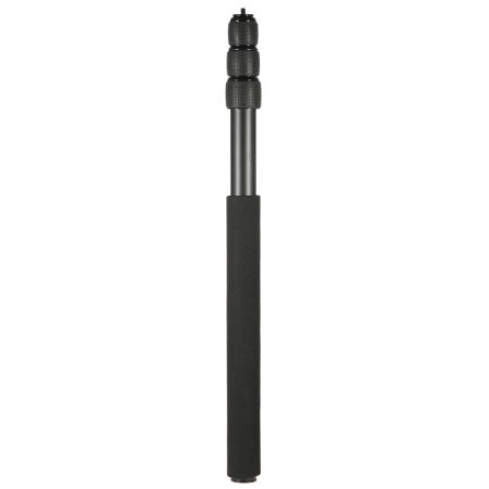 แบบพกพาขนาดกะทัดรัดแบบพกพาน้ำหนักเบามินิ 2in1 ไมโครโฟนซูมได้ BOOM POLE ไม้เซลฟี่ถ่ายรูปเบาะ Twist ล็อค 3 ส่วน Outdoorfree - INTL