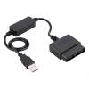 PS2 TO PS3 PC จอยสติ๊กควบคุมเกม TO USB Converter อะแดปเตอร์สำหรับ PlayStation2 - INTL