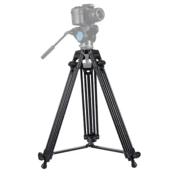 โปรโมชั่น PULUZ Professional Heavy Duty Video Camcorder Aluminum Alloy Tripod For DSLR / SLR Camera, Adjustable Height: 62-160cm - intl pantip