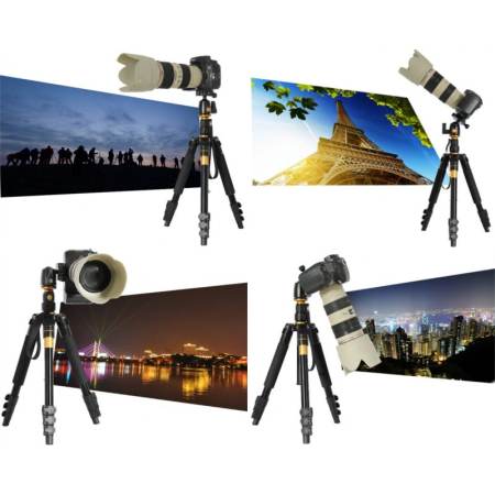 QZSD Q-555 Tripod Monopod ขาตั้งกล้อง ทำเป็นขาเดี่ยวได้