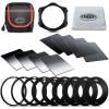 Rangers 18in1 Square ND Filter Kit Full Graduated ND2 4 8 16 Neutral Density Filter Kit+9 Adapter Ring+Holder For Cokin P RA14 - intl