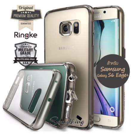 เช็คราคาลดสุดๆ Rearth Ringke Fusion เคสกันกระแทกระดับ Military Grade ของแท้
สำหรับ Samsung Galaxy S6 Edge Plus สีดำใส - Smoke Black ร้อนแรงสินค้า