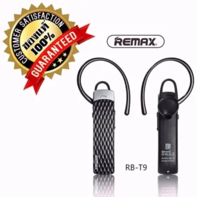 Remax หูฟัง ไร้สาย บลูทูธ Bluetooth 4.1 HD Voice Small talk รุ่น RB-T9 (สีดำ)