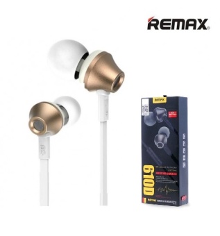 Remax in-ear headphone small talk หูฟังแบบสอดหู พร้อมไมโครโฟน รุ่น RM-610D (White)