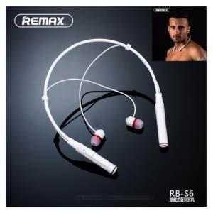 Remax Neckbank Bluetooth 4.1 Earphone Small Talk Sport หูฟังบลูทูธแม่เหล็ก รุ่น RB-S6