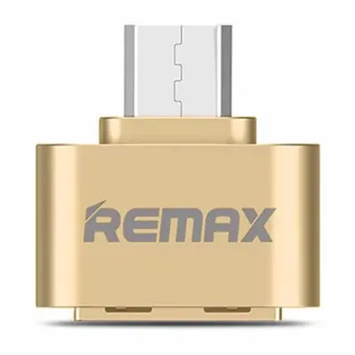 Remax OTG Adapter Android RA-OTG USB (สีทอง) 74