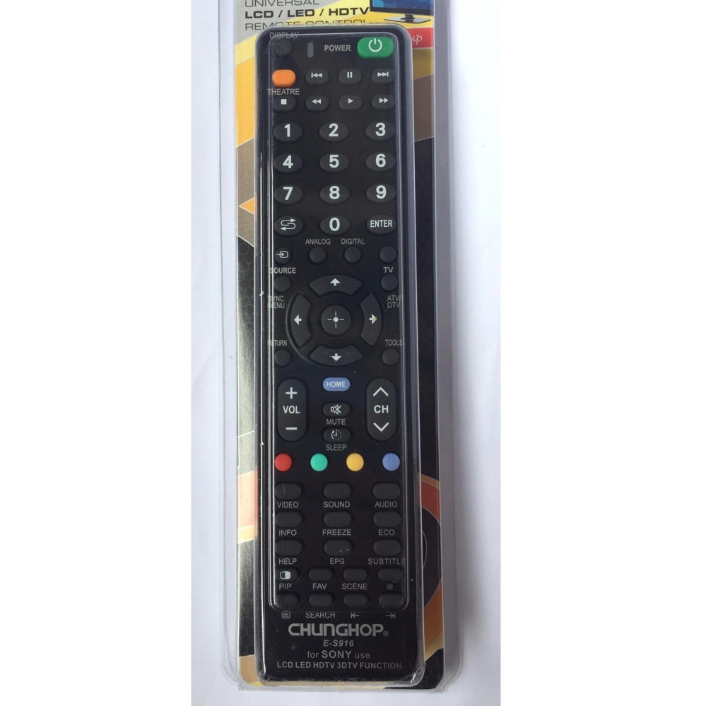 รีโมททีวี โซนี่ Remote Sony LCD LED TV - สีดำ