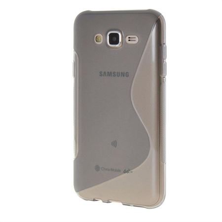 เอสรูปร่างป้องกันซิลิโคนเคลือบซิลิโคนสำหรับ Samsung Galaxy J7 J700 2015 - นานาชาติ