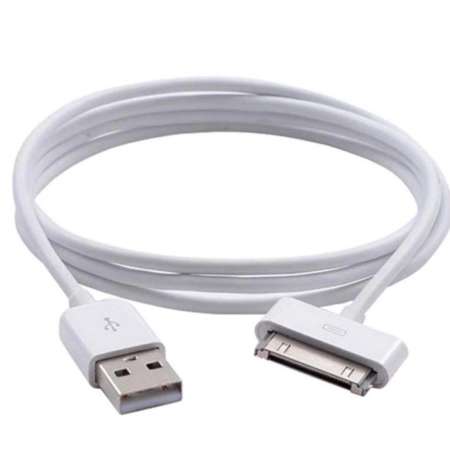 สายชาร์จ iPhone4 / 4s / 3 / 3s / ipod / iPad - ยาว 1 เมตร ( สีขาว-white ) / สายชาร์จราคาถูก  / ราคาถูกต่ำกว่า 199 บาท  : by zine phone (สั่งปุ๊ป แพคปั๊บ ใส่ใจคุณภาพ)