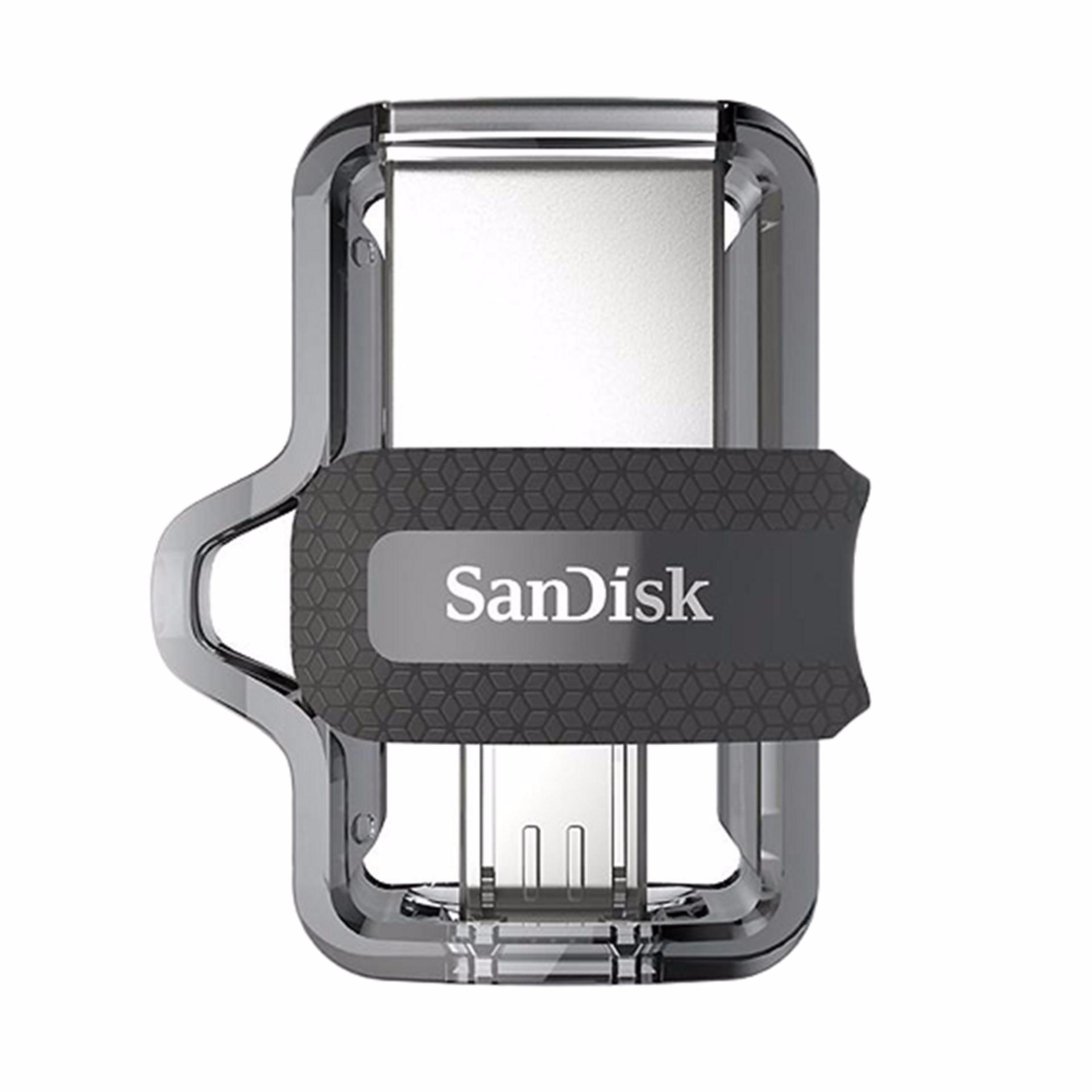ราคา JIB 128 GB FLASH DRIVE แฟลชไดร์ฟ SANDISK ULTRA DUAL M3.0 SDDD3 128G G46 Bear Buy PC