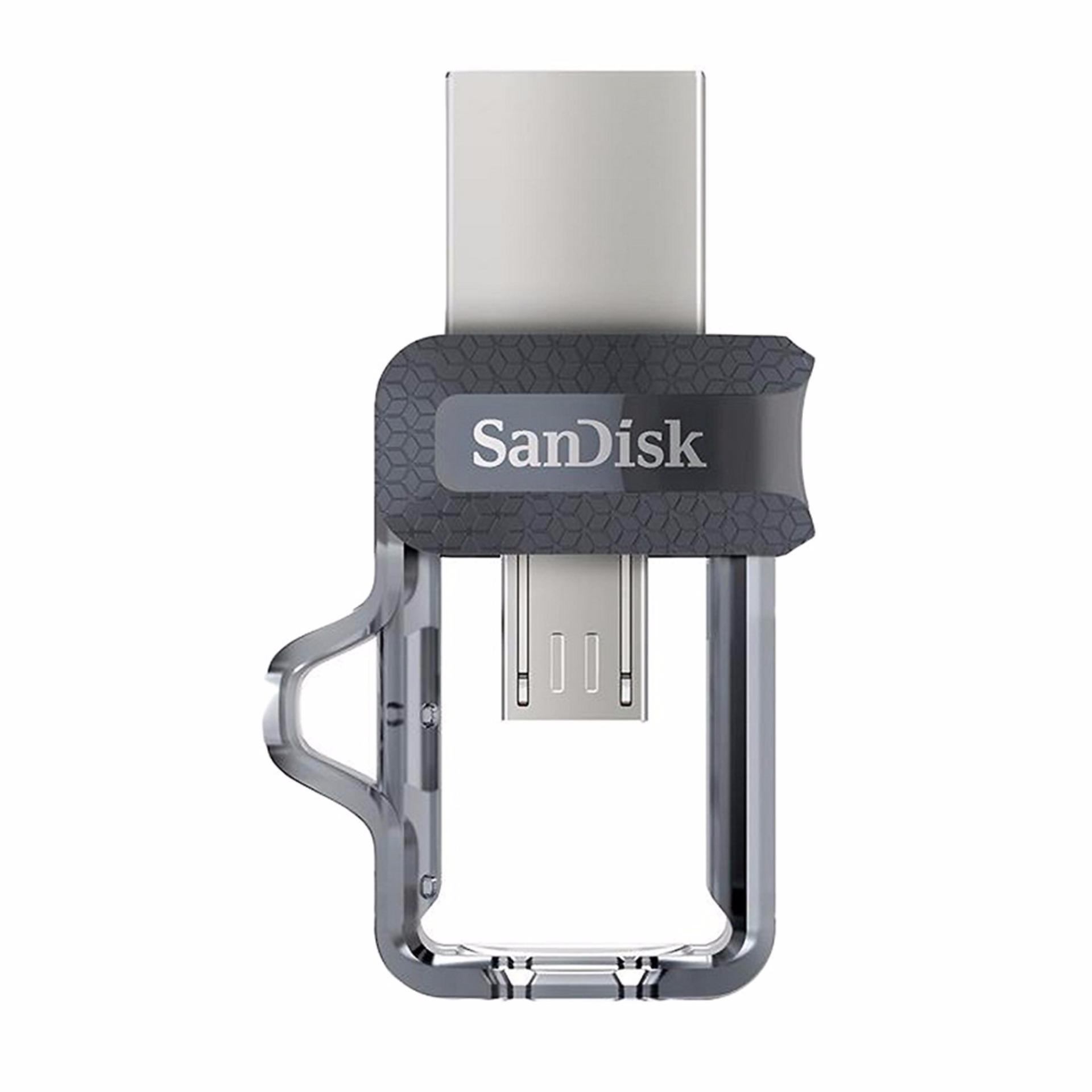 ราคา JIB 128 GB FLASH DRIVE แฟลชไดร์ฟ SANDISK ULTRA DUAL M3.0 SDDD3 128G G46 Bear Buy PC