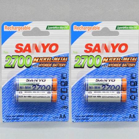 ขายถูกวันนี้ SANYO ถ่านชาร์จ รุ่น HR-4U-2B-2700 ไซส์ AA 2700 mAh 4 ก้อน(White )
ตรวจสอบสินค้า