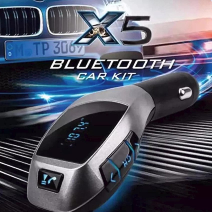 seednet X5 Wireless Bluetooth Car Charger Kit เครื่องเล่นเพลง บลูทูธติดรถยนต์ เขื่อมต่อมือถือกับรถยนต์