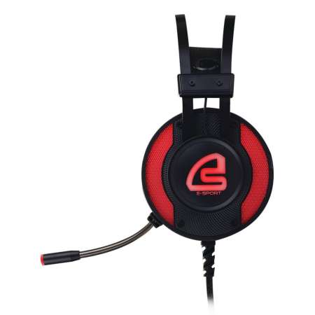 หูฟังเกมมิ่ง#มีไฟ สั่นได้ SIGNO E-Sport 7.1 Surround Sound Vibration Gaming Headphone รุ่น MAGNETAR HP-819 (Black) รับประกัน 1 ปี