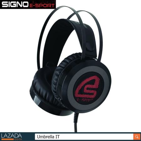 คุ้มค่าเมื่อซื้อร้านนี้ SIGNO E-Sport Gaming Headphone หูฟังเกมมิ่ง รุ่น IKAROS
HP-813BLK (Black)) รีวิวชั่วโมงนี้