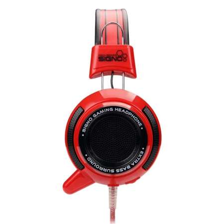 SIGNO Gaming Headphone รุ่น HP-803R (Red)