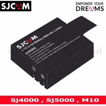   SJCAM Battery 900 mAh SJCAM (Sj4000 , Sj5000) พันทิป
