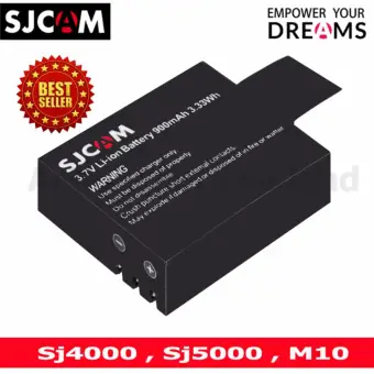 รีวิว SJCAM Battery 900 mAh SJCAM (Sj4000 , Sj5000) รีวิว