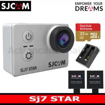ข้อมูล SJCAM SJ7 STAR 4K +Sandisk 32 Gb U3 Extreme x2 Battery+DualCharger พันทิป