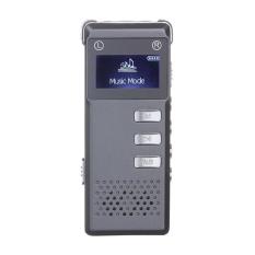 SK-818 Rechargeable 8GB Digital Audio Voice Recorder Dictaphone MP3 Player - Grey - intl   