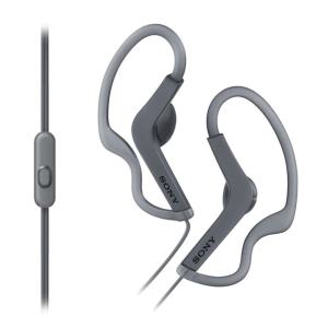 Sony Earbud with Mic. MDR AS 210 AP Black