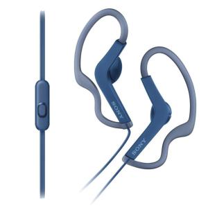 Sony Earbud with Mic. MDR AS 210 AP Blue
