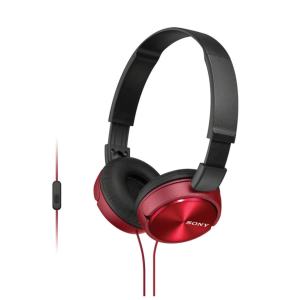 Sony Headphone with Mic. MDR ZX310AP Red