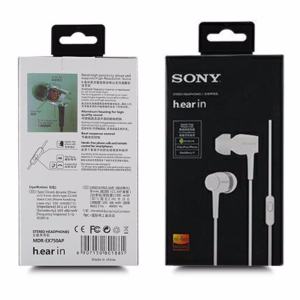 Sony หูฟังแบบสอดหู รุ่น MDR-EX750AP(สีขาว)