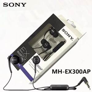 Sony หูฟังแบบสอดหู - รุ่น MH-EX300AP สีดำ