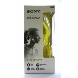 SONY หูฟังอินเอียร์สปอร์ต รุ่น MDR-AS210AP (สีเหลือง) 1 ชุด