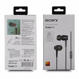 Sony หูฟังแบบสอดหู รุ่น MDR-EX750AP(สีดำ)