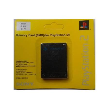 Sony เมมโมรี่ ps2 Memory Card(แท้) เมม mem For Playstation 2 8 MB (Black)