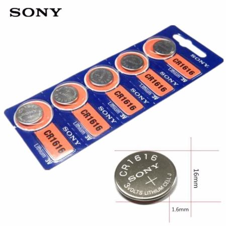  Sony ถ่านกระดุม SONY CR1616 Lithium 3V(2 แพ็ค 10 ก้อน)
