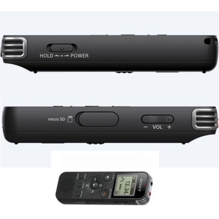 SONY Stereo IC Recorder ICD-PX470 (4GB) - Black ประกันศูนย์ ฟรี หูฟัง(Headset) มูลค่า 590 บาท