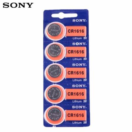 Sony ถ่านกระดุม SONY CR1616 Lithium 3V(1 แพ็ค 5 ก้อน)
