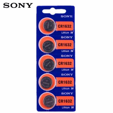 Sony ถ่านกระดุม SONY CR1632 Lithium 3V(1 แพ็ค 5 ก้อน)  