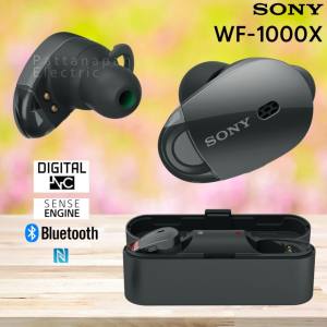 Sony WF-1000X Wireless Noise-Canceling Headphones (สีดำ)