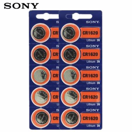 Sonyถ่านกระดุมSONY CR1620 Lithium 3V(2แพ็ค10ก้อน)  