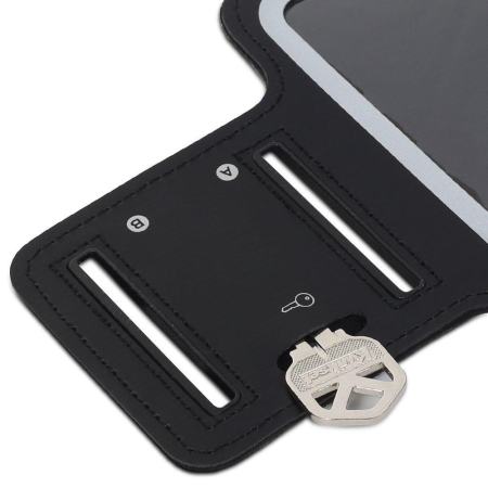 กีฬาแขนวงกรณี Defender สำหรับ Samsung Galaxy หมายเหตุ 2/3/4/5 พร้อมช่องใส่คีย์การ์ดปรับได้ง่ายการเชื่อมต่อหูฟังที่ดีที่สุดสำหรับโรงยิม/ฟิตเนสกีฬา/วิ่ง - นานาชาติ