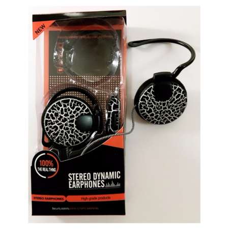 STEREO หูฟัง Stereo Dynamic Earphone Black