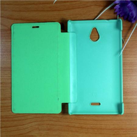 case เคสกันกระแทก โนเกีย Nokia X2 แบบฝาพับ สีพื้น ซื้อ1แถม1