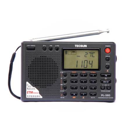 Tecsun PL-380 radio Digital PLL Portable Radio FM Stereo/LW/SW/MW DSP Receiver - intl